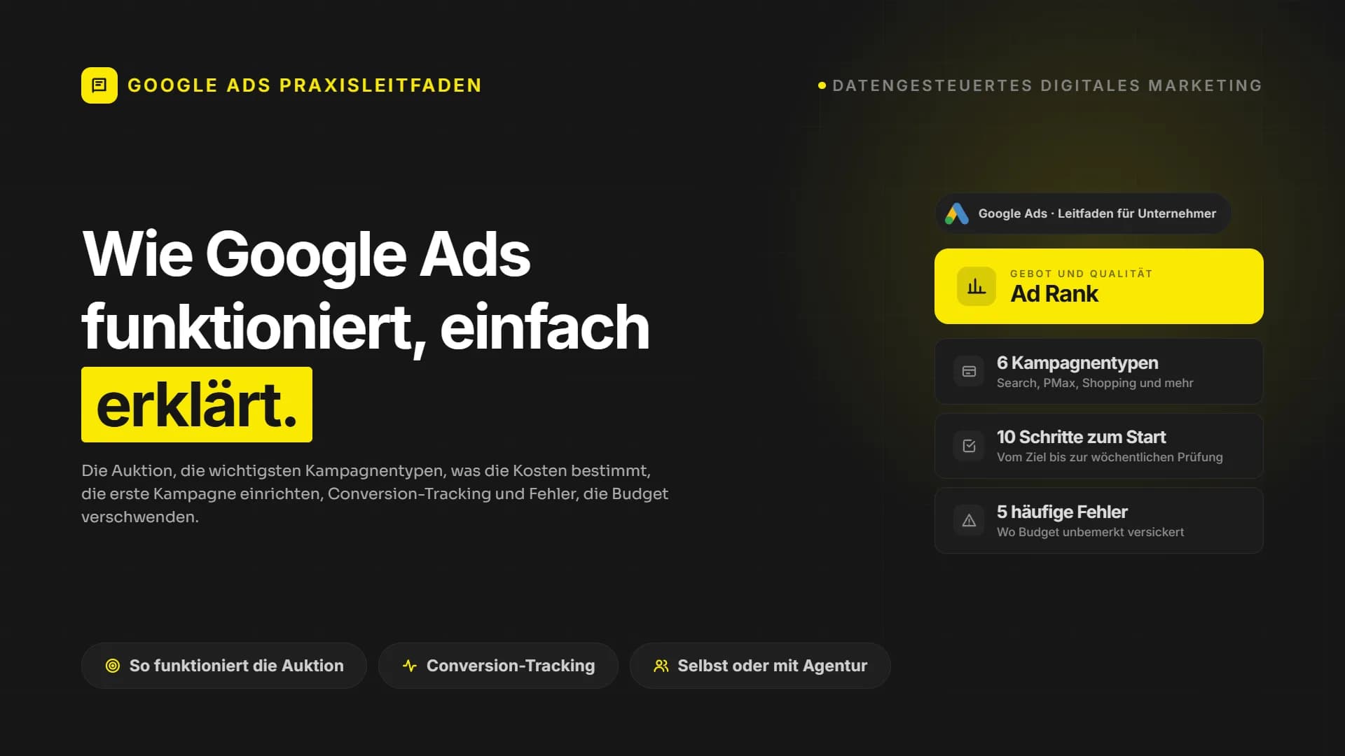 Was ist Google Ads und wie funktioniert es? Ein Praxisleitfaden