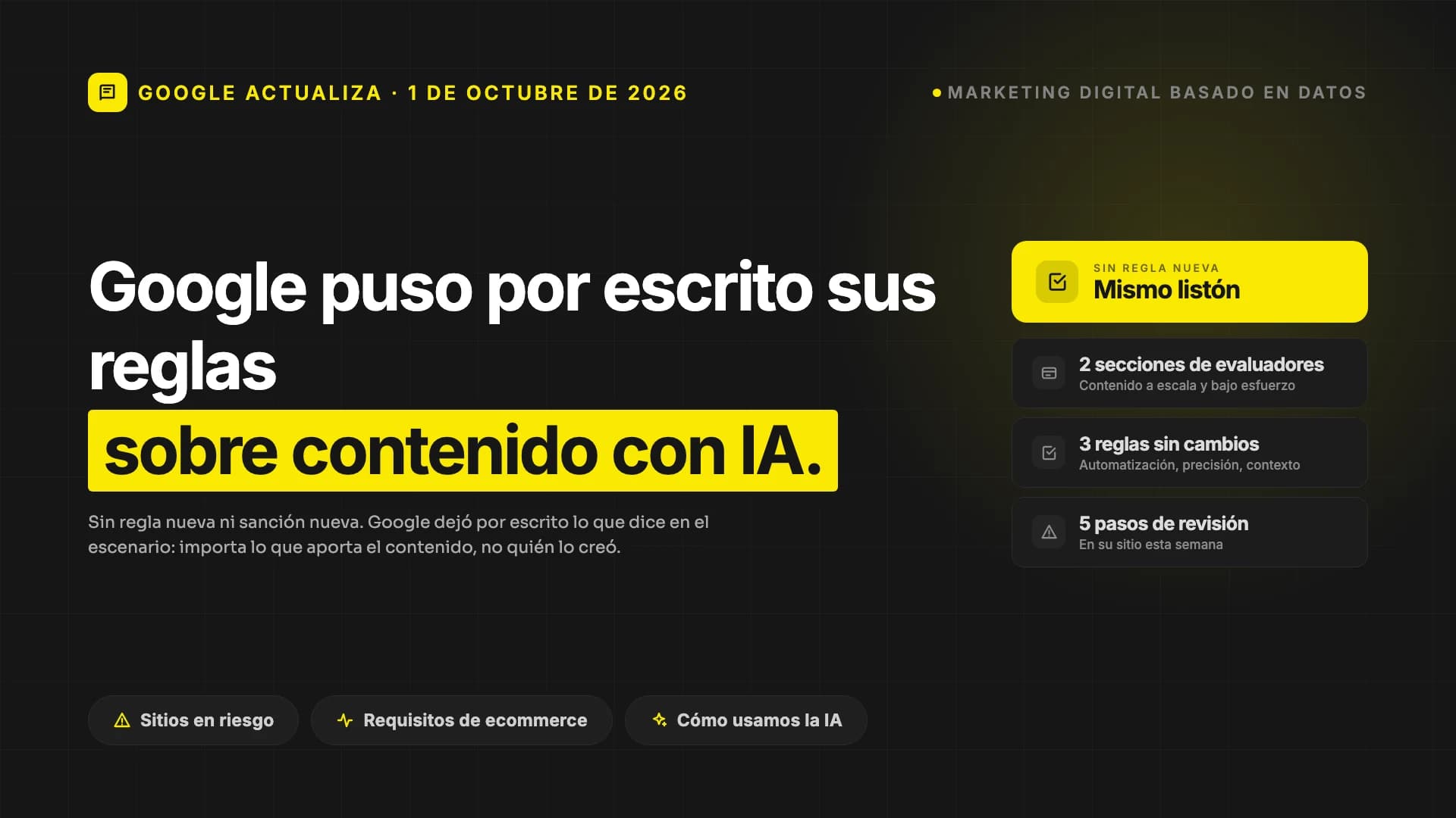 Google acaba de actualizar sus reglas sobre el contenido generado por IA. Esto es lo que ha cambiado.