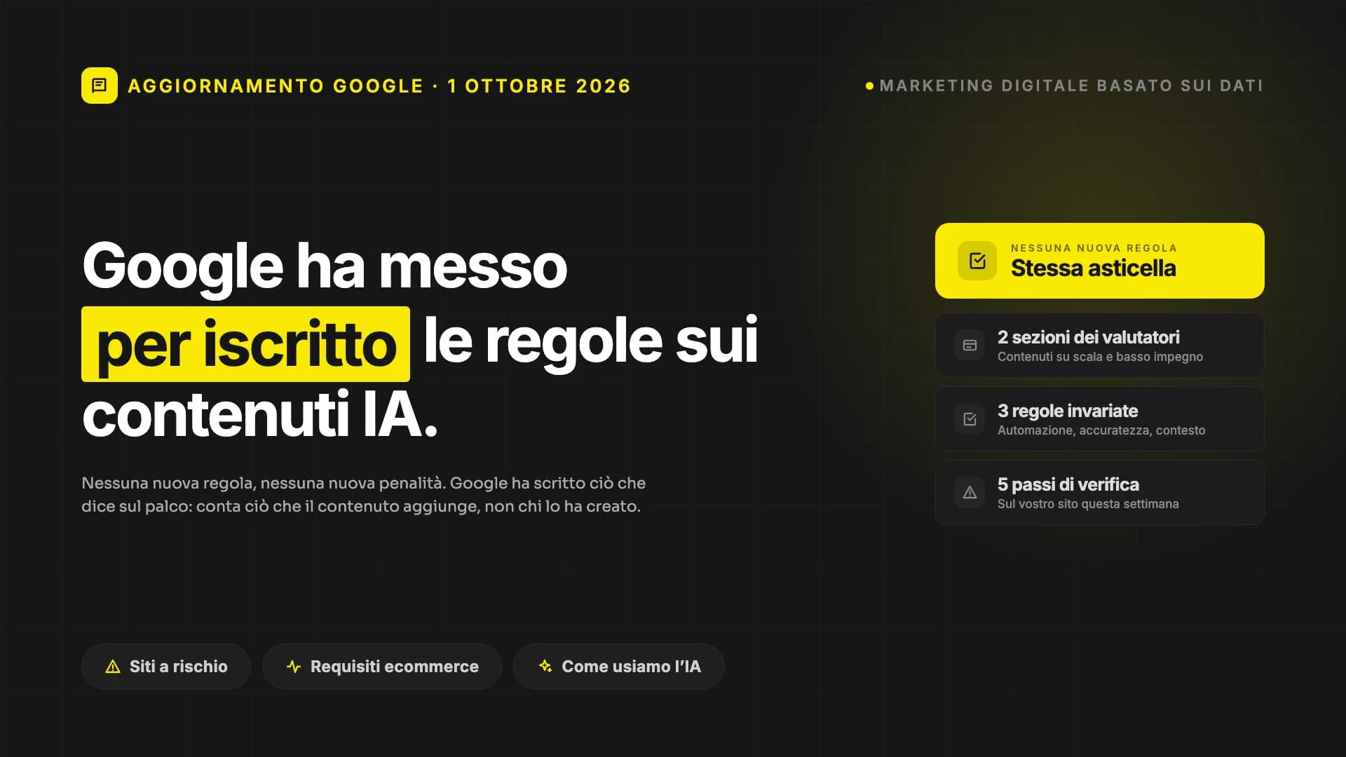 Google ha aggiornato le regole sui contenuti generati dall'IA: ecco cosa è cambiato