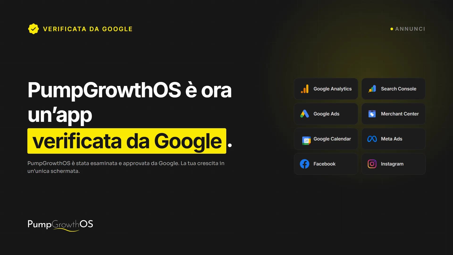 PumpGrowthOS è ora ufficialmente un’app verificata da Google