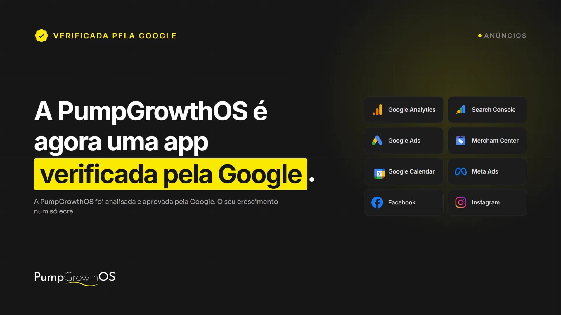 A PumpGrowthOS é agora oficialmente uma app verificada pela Google