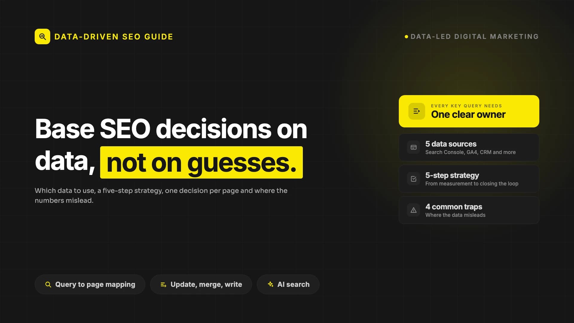 Data-Driven SEO Strategy: Why Impressions Rise but Clicks Don't