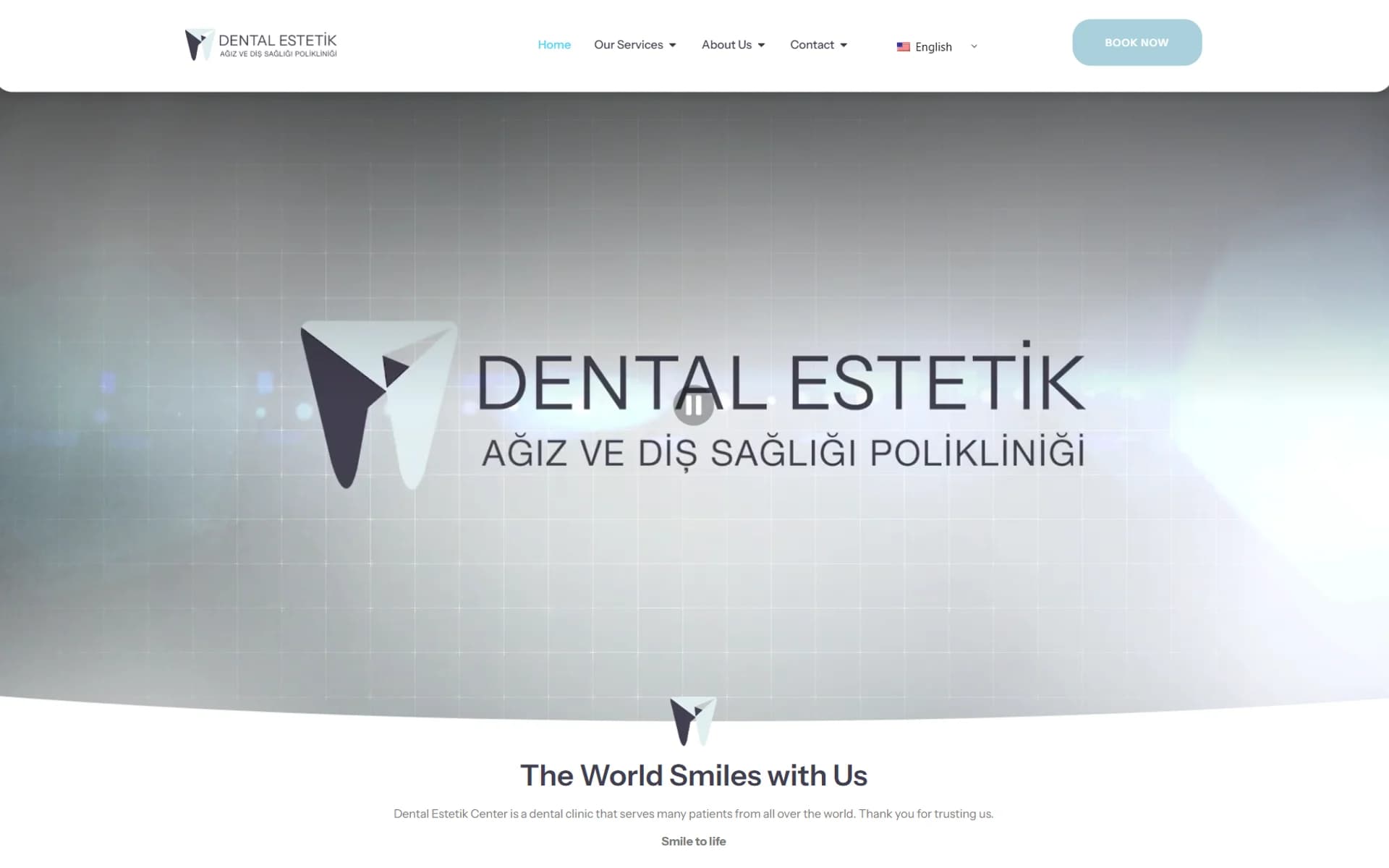 A patient-first site for international dental care: Dental Estetik Center.