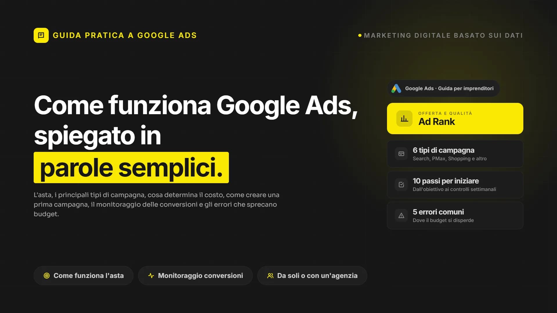 Cos'è Google Ads e come funziona? Guida pratica alla pubblicità su Google
