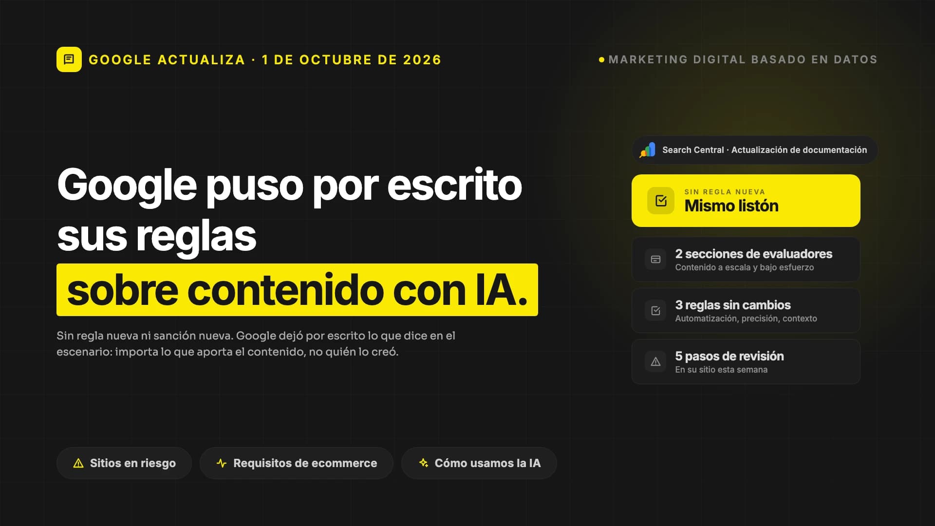 Google acaba de actualizar sus reglas sobre el contenido generado por IA. Esto es lo que ha cambiado.
